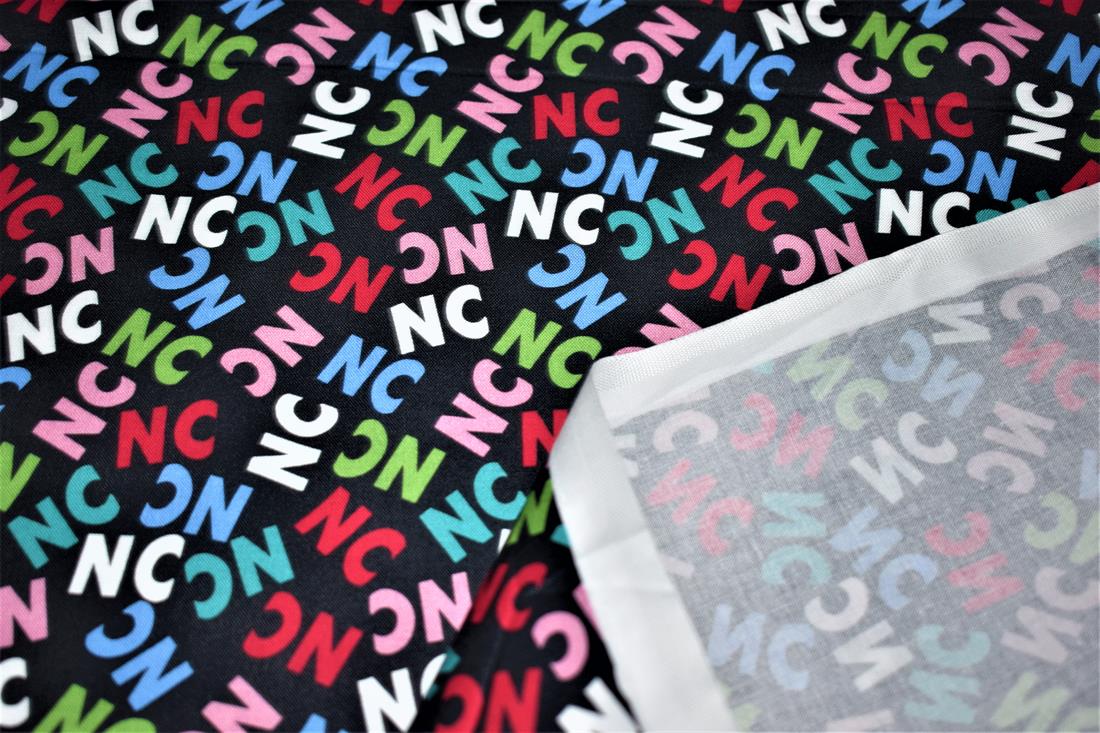 Black Printed 100% Cotton Fabric