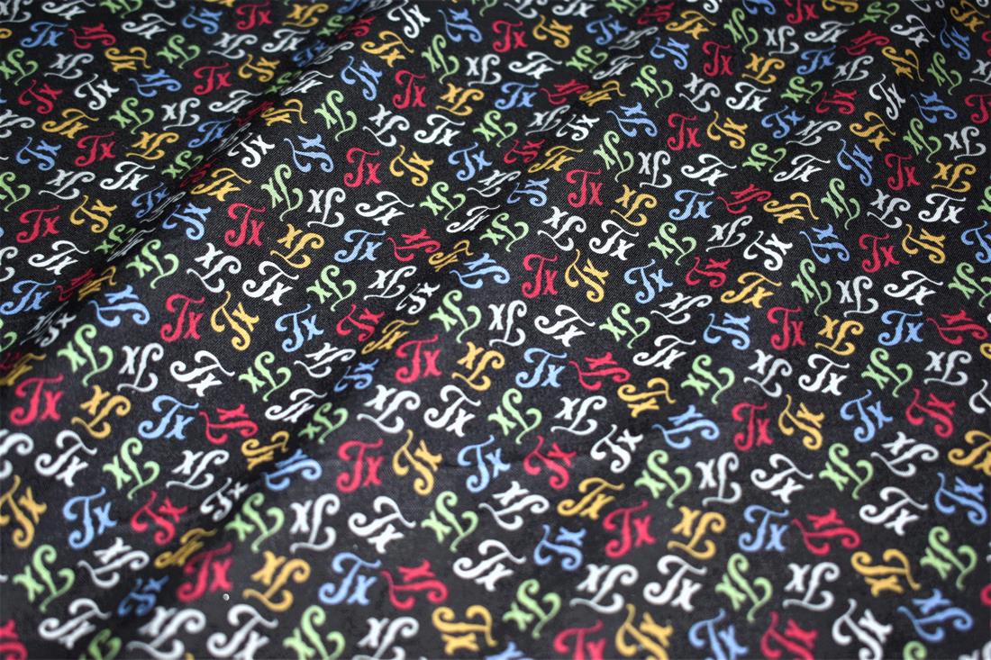 Black Printed 100% Cotton Fabric