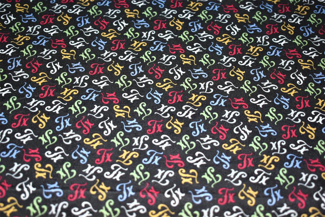 Black Printed 100% Cotton Fabric