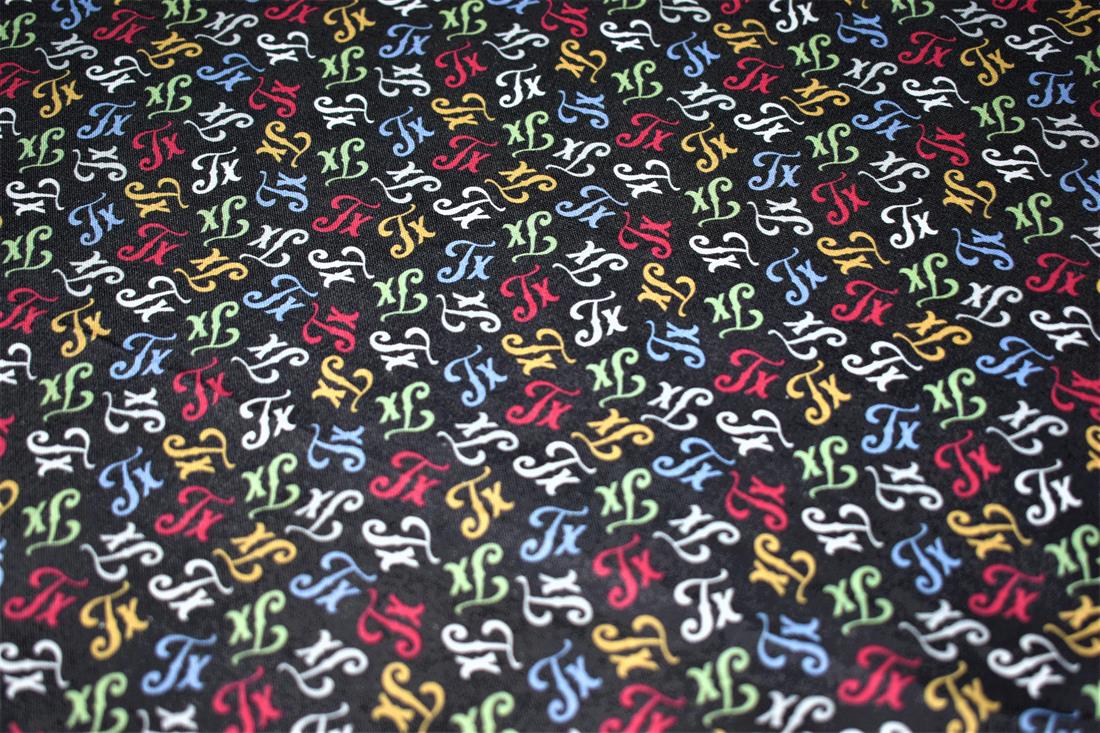 Black Printed 100% Cotton Fabric