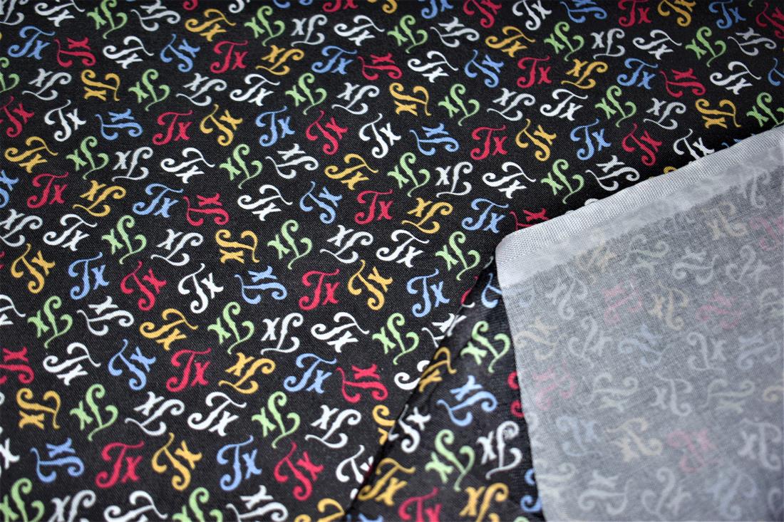 Black Printed 100% Cotton Fabric