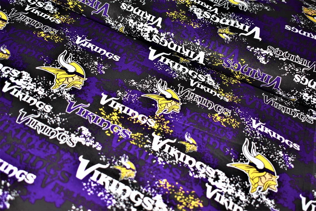 Dark Purple Printed 100% Cotton Fabric