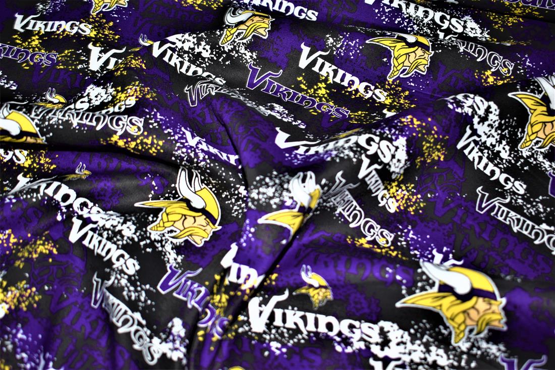 Dark Purple Printed 100% Cotton Fabric