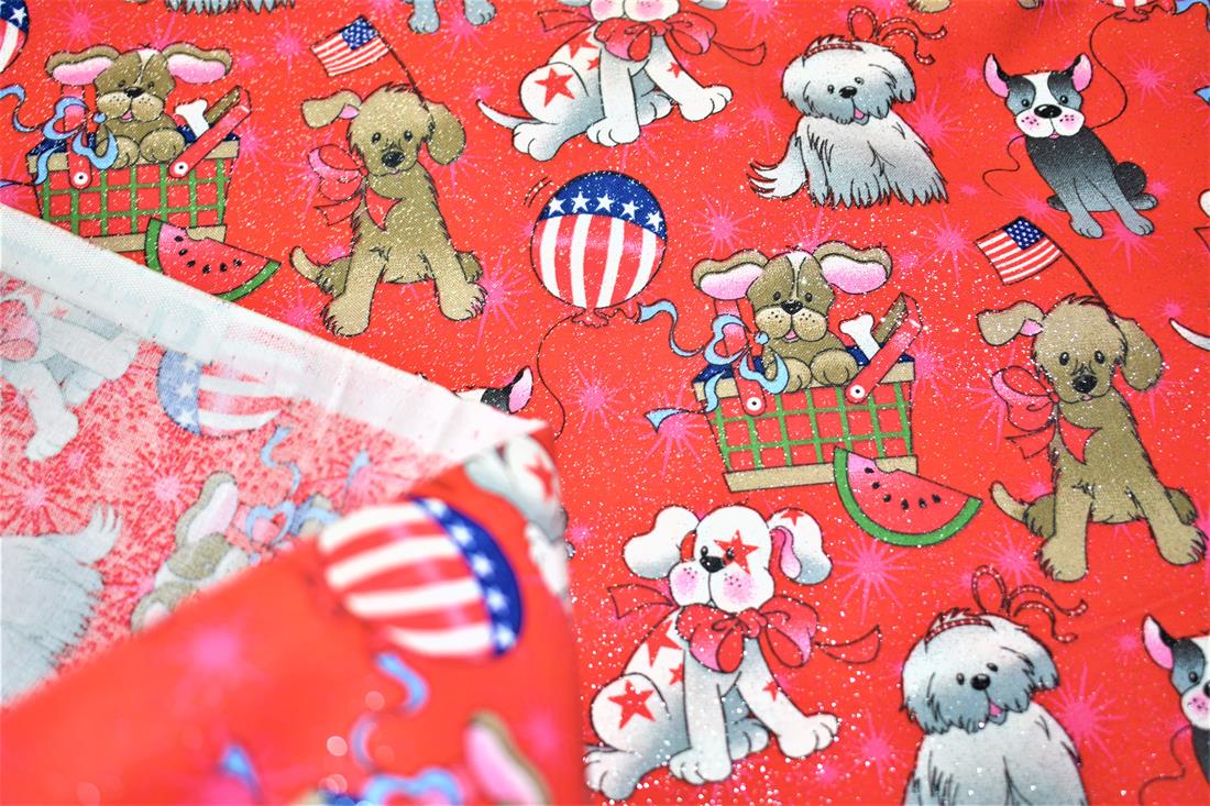 Red Christmas 100% Cotton Fabirc Fabric
