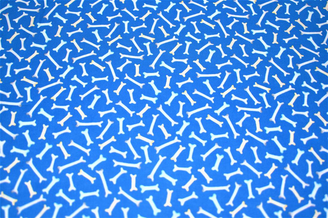 Blue Printed 100% Cotton Fabric