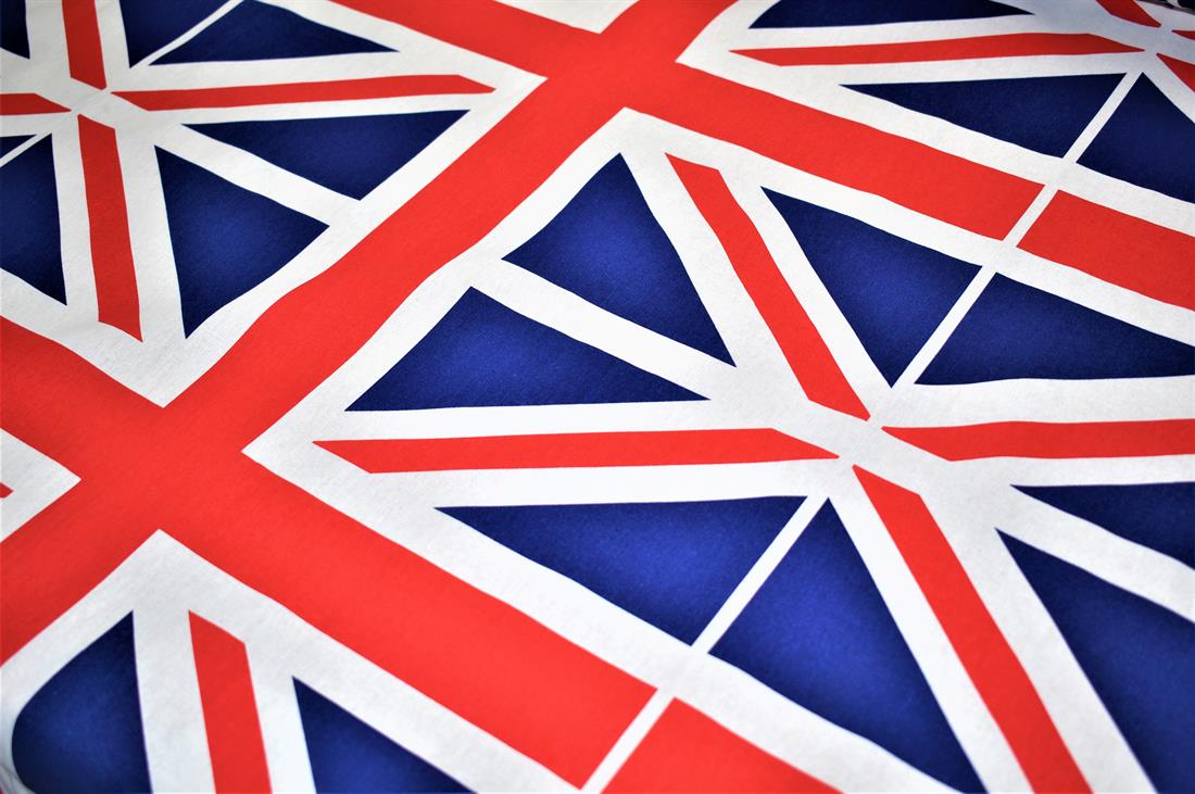 Navy Union Jack Fabric
