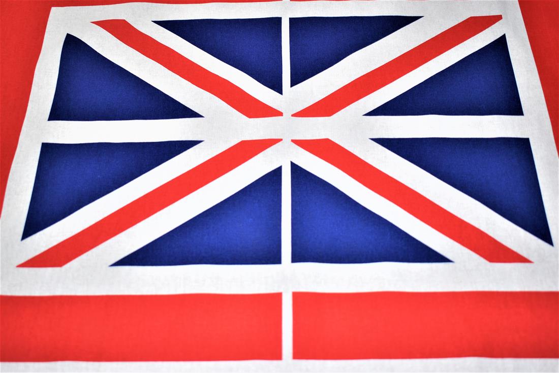 Navy Union Jack Fabric