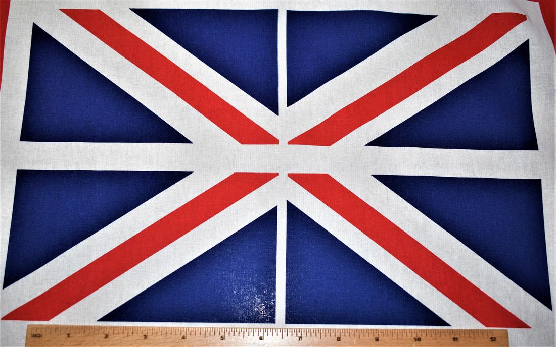 Navy Union Jack Fabric