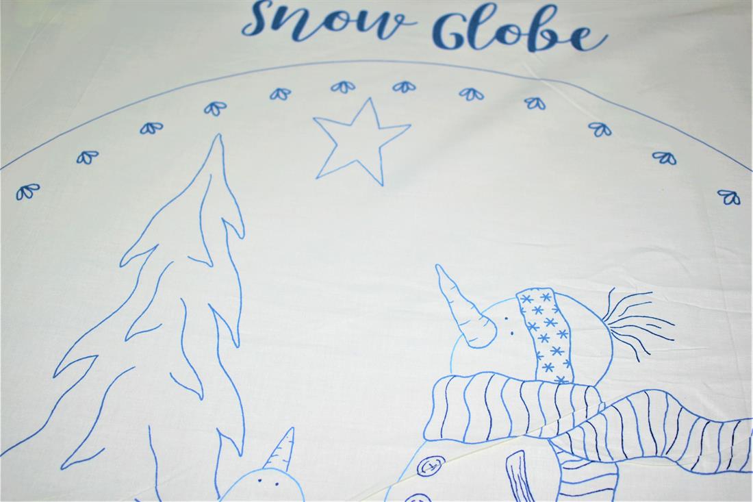 White Christmas 100% Cotton Fabric