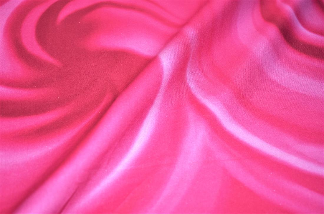 Pink Printed Cotton Fabric