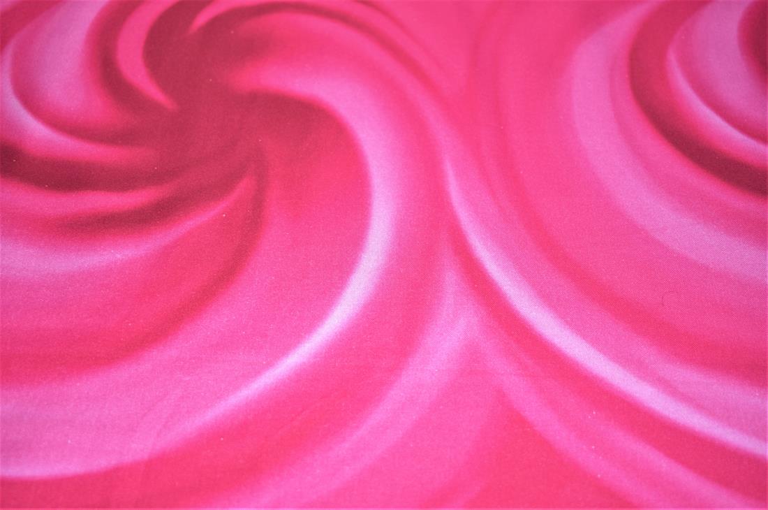 Pink Printed Cotton Fabric