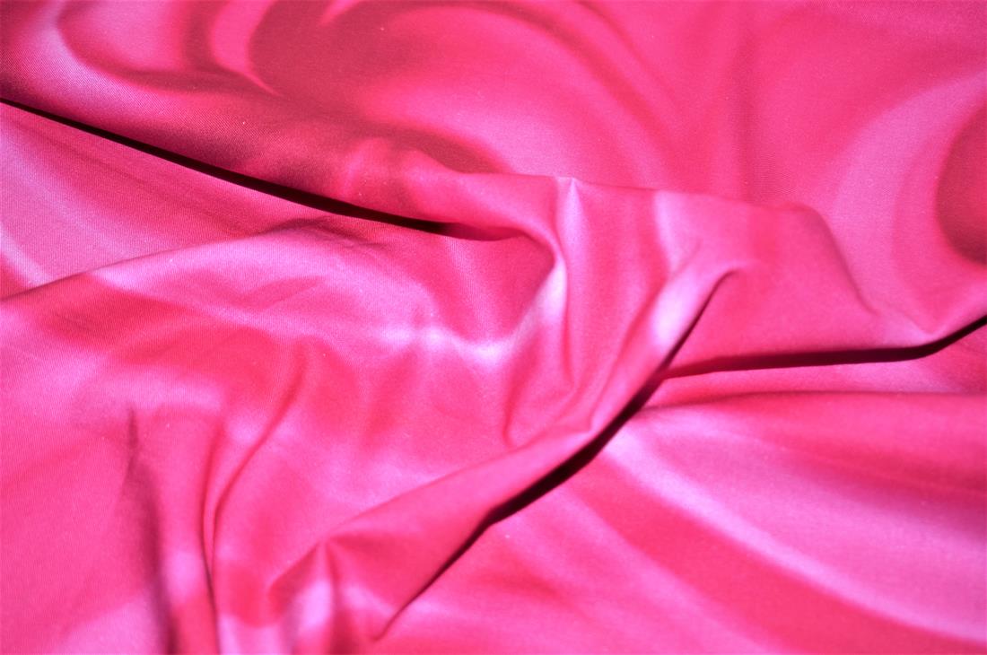 Pink Printed Cotton Fabric