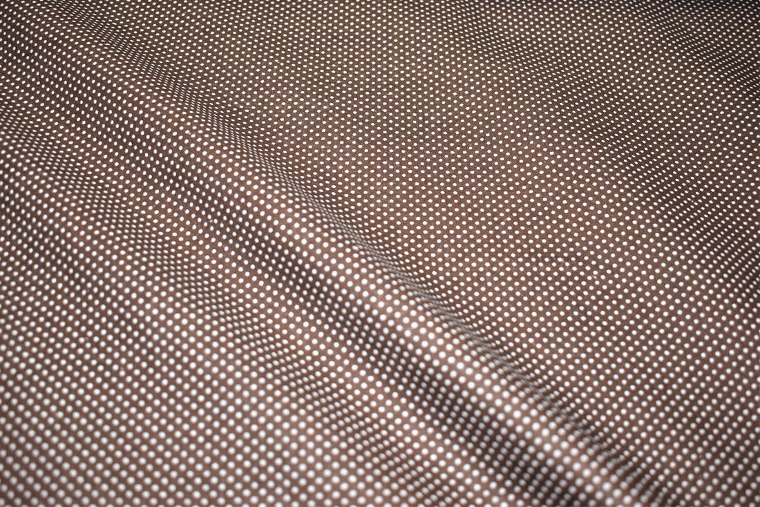 Brown Spots Print Fabric