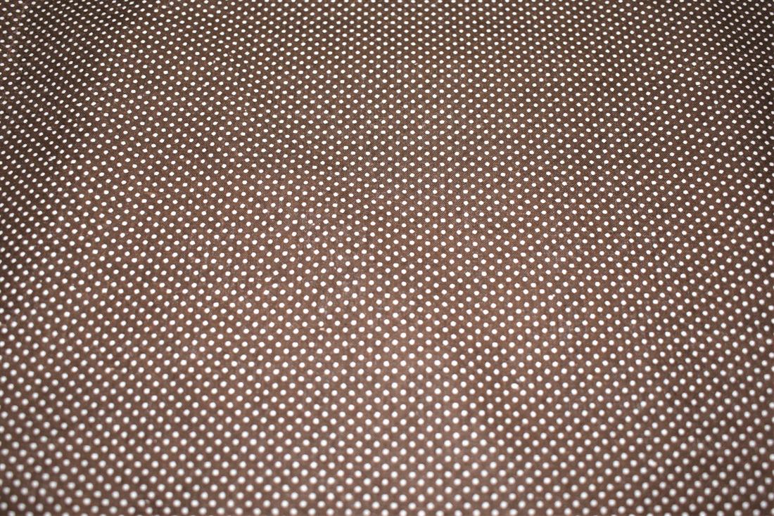 Brown Spots Print Fabric