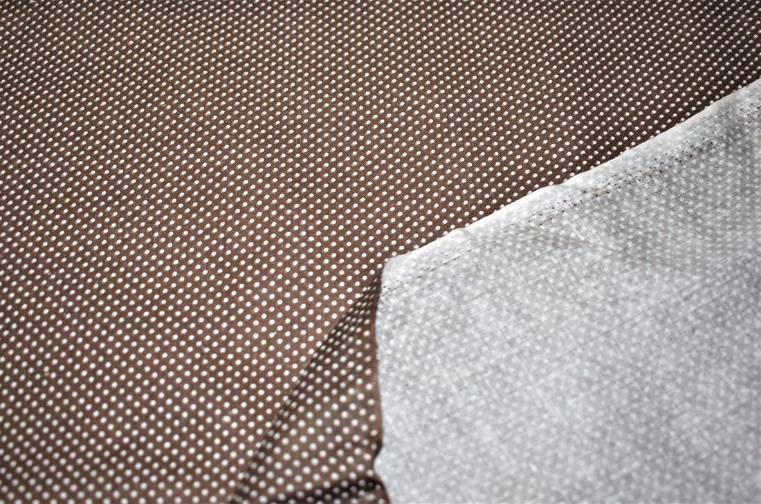Brown Spots Print Fabric