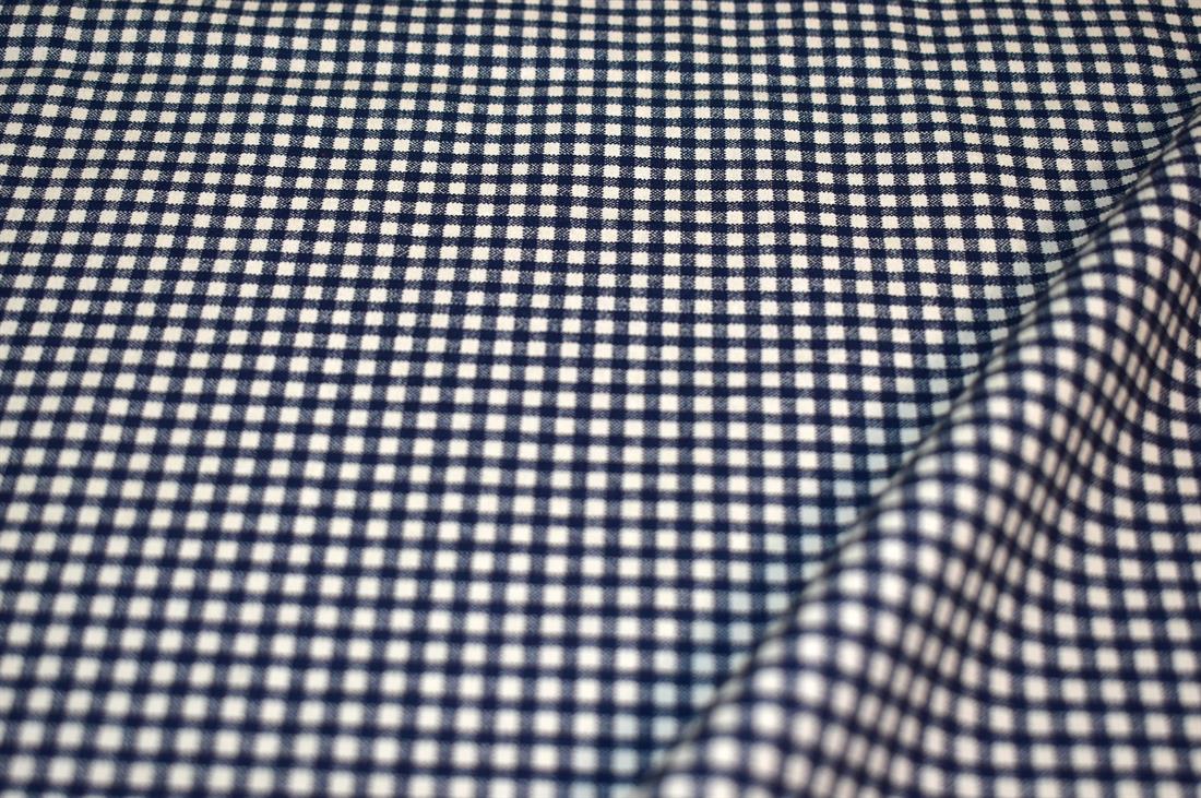 Gingham Printed 100% Cotton Poplin Fabric