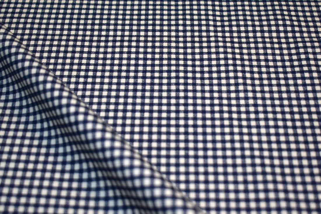 Gingham Printed 100% Cotton Poplin Fabric