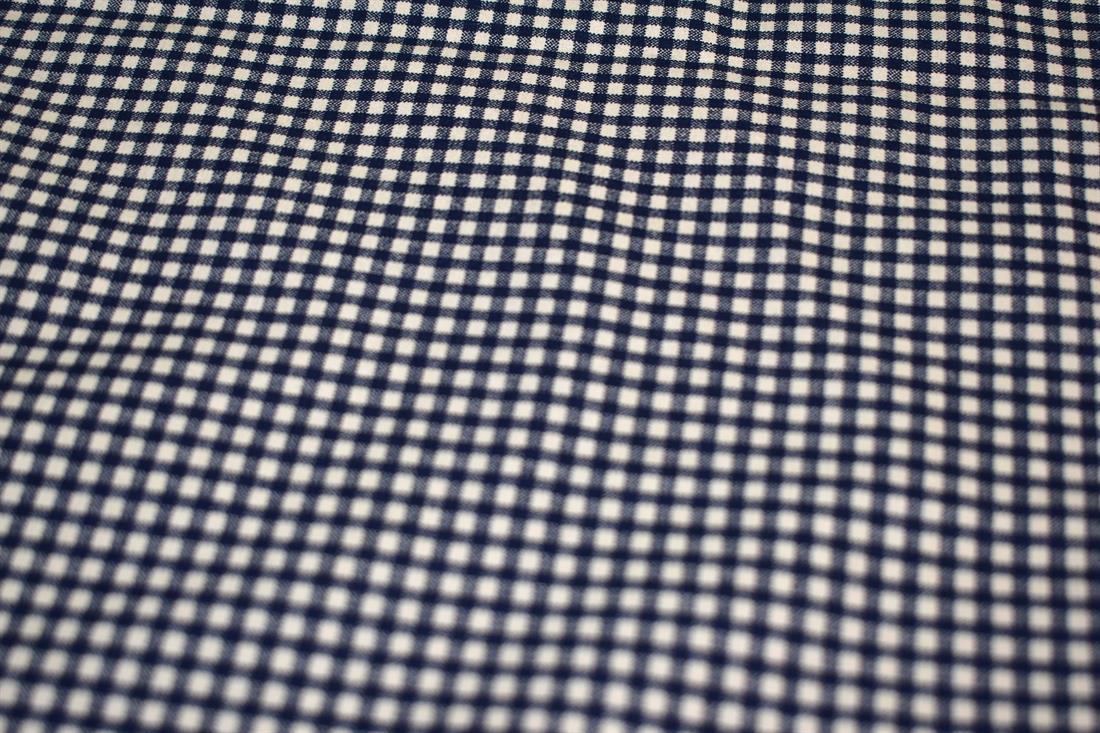 Gingham Printed 100% Cotton Poplin Fabric