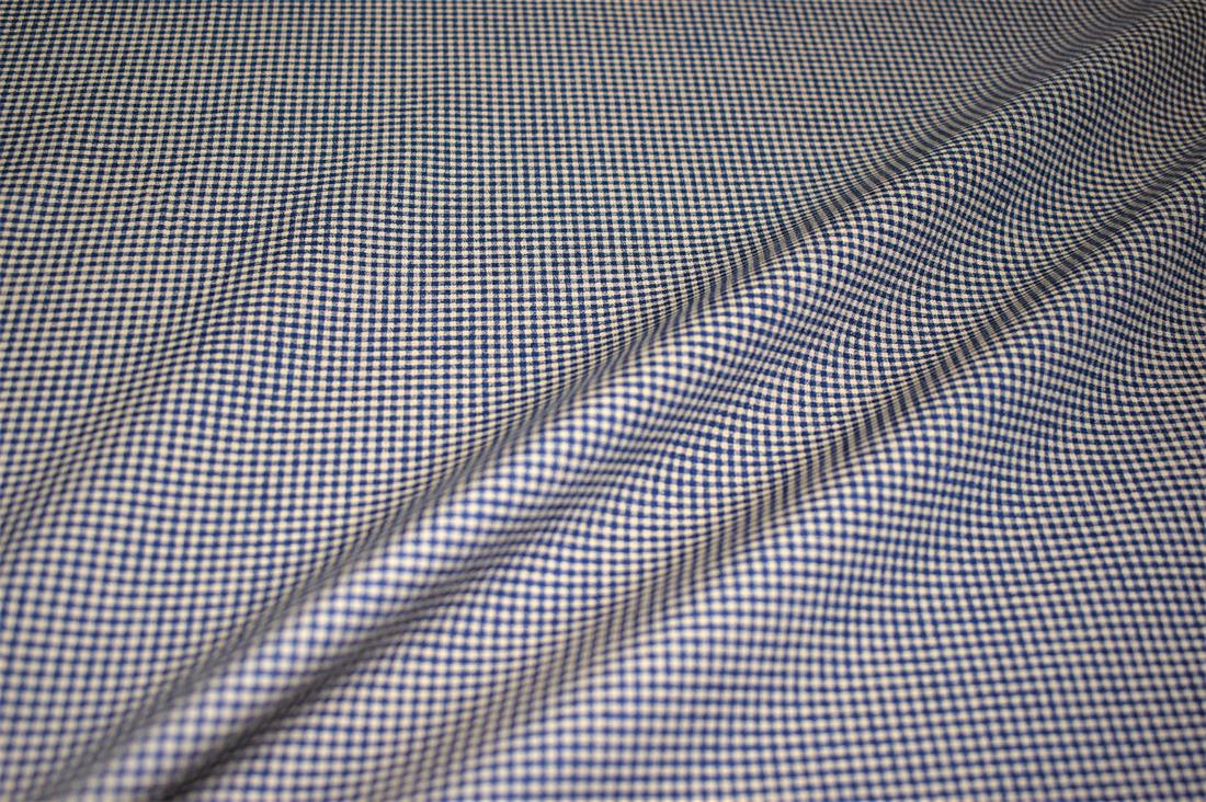 Gingham Printed 100% Cotton Poplin Fabric