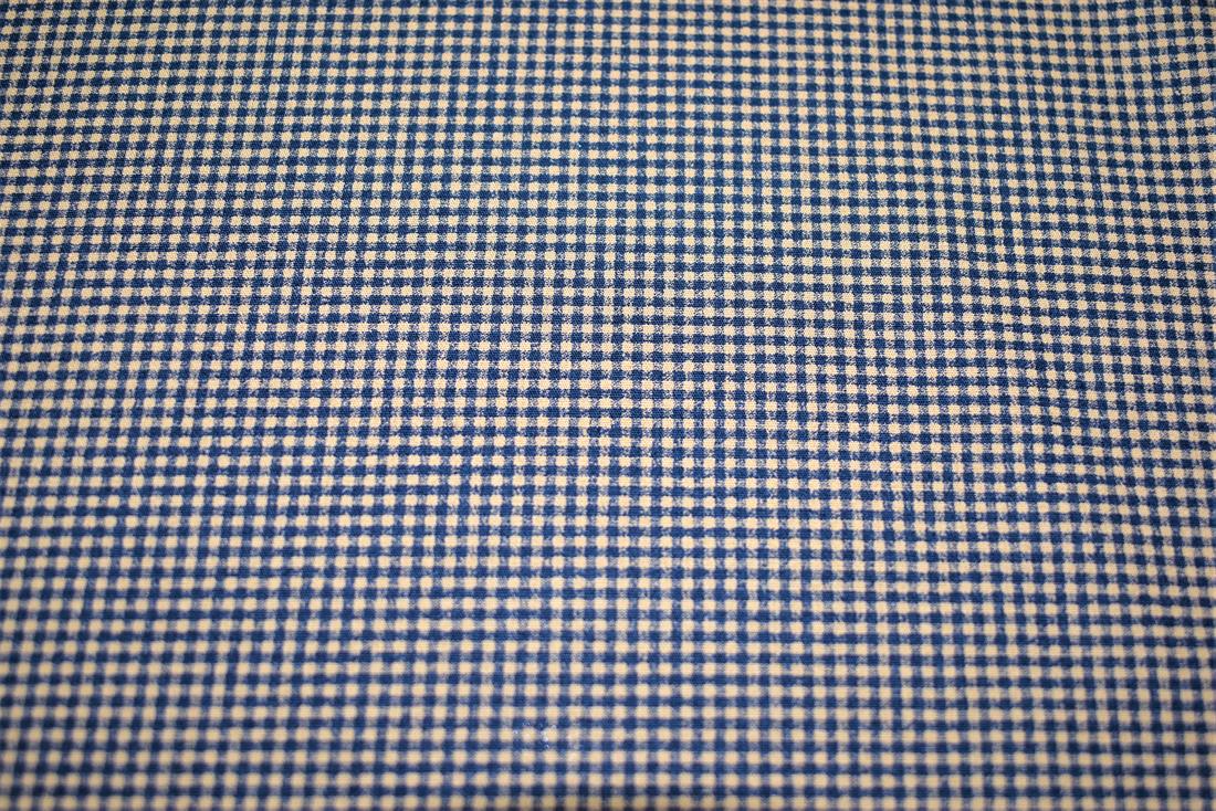 Gingham Printed 100% Cotton Poplin Fabric