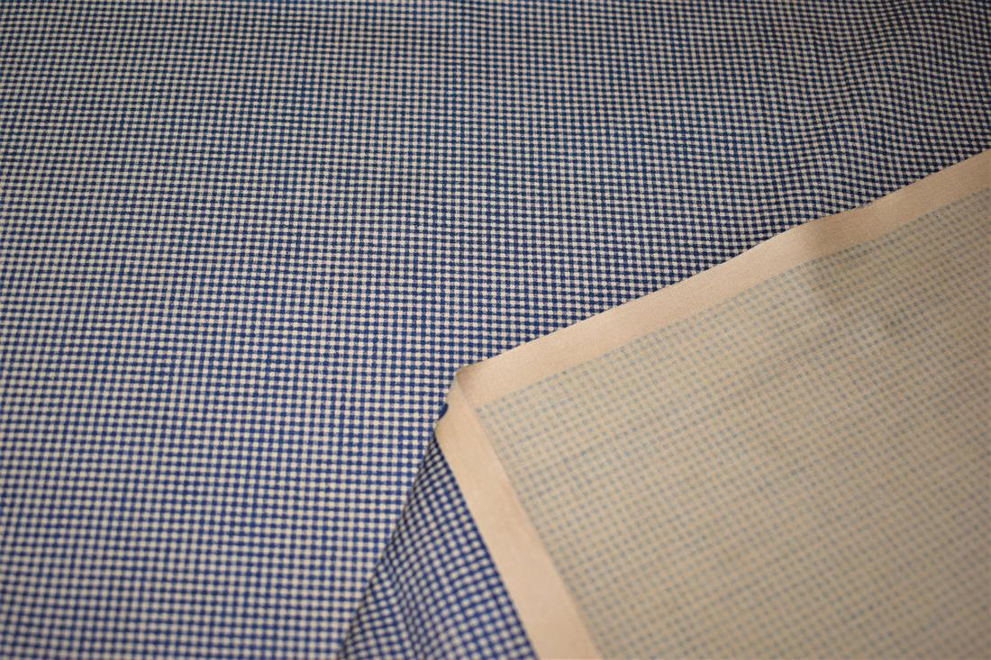 Gingham Printed 100% Cotton Poplin Fabric