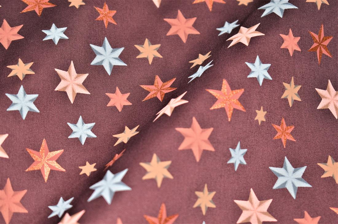 Shining Stars Contemporary Christmas Cotton