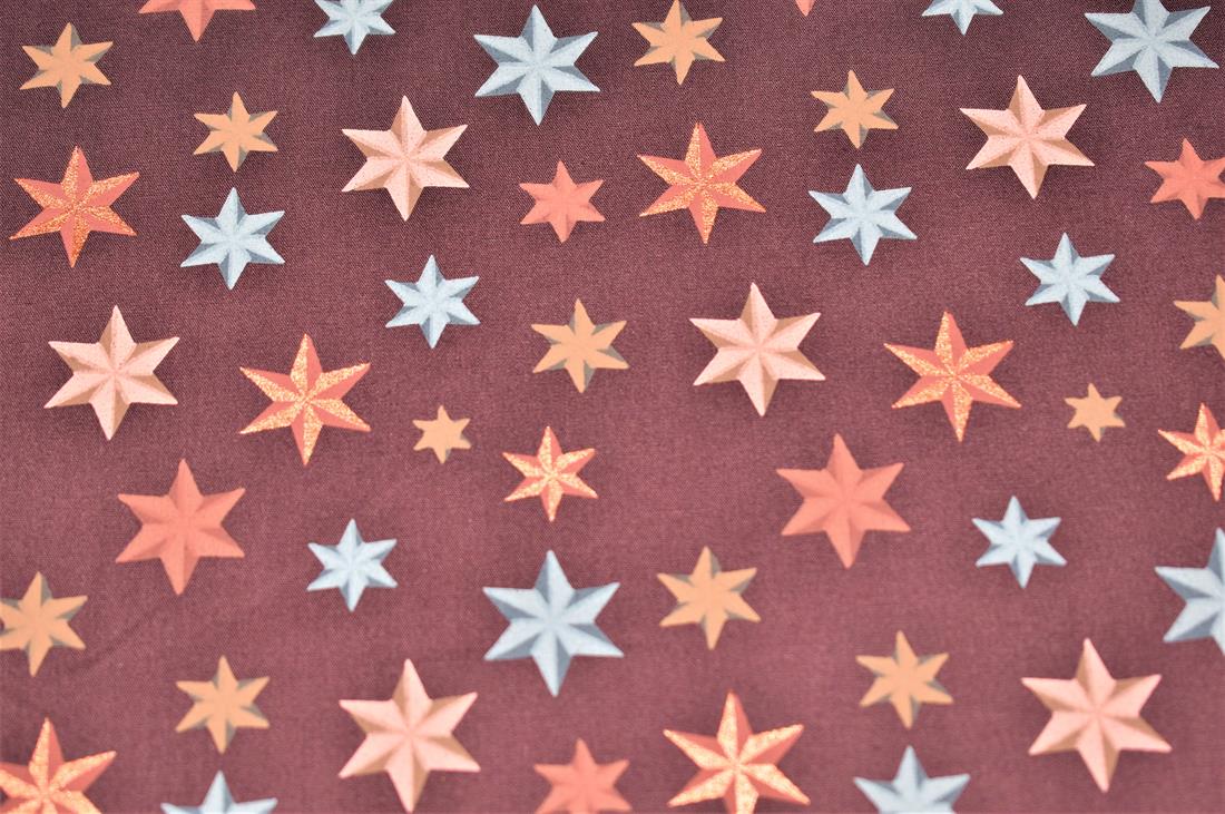Shining Stars Contemporary Christmas Cotton