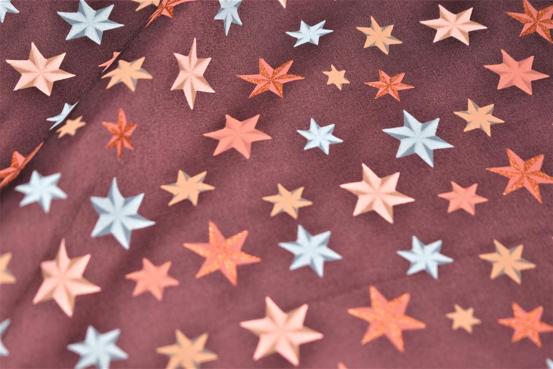 Shining Stars Contemporary Christmas Cotton