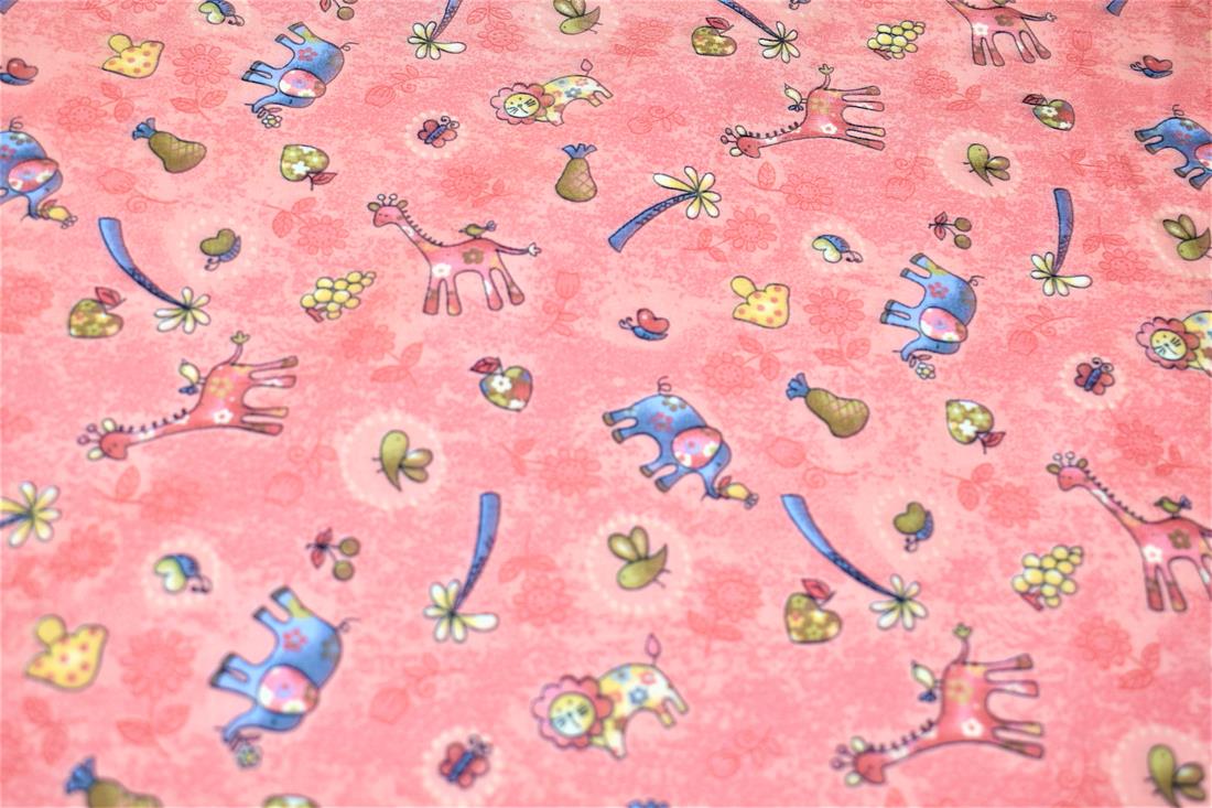Peach Cotton Fabric