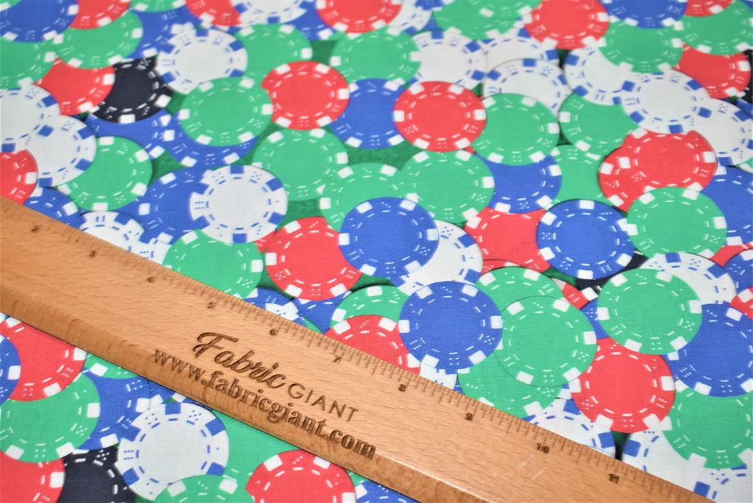 Little Johnny Casino Chips Digital Cotton