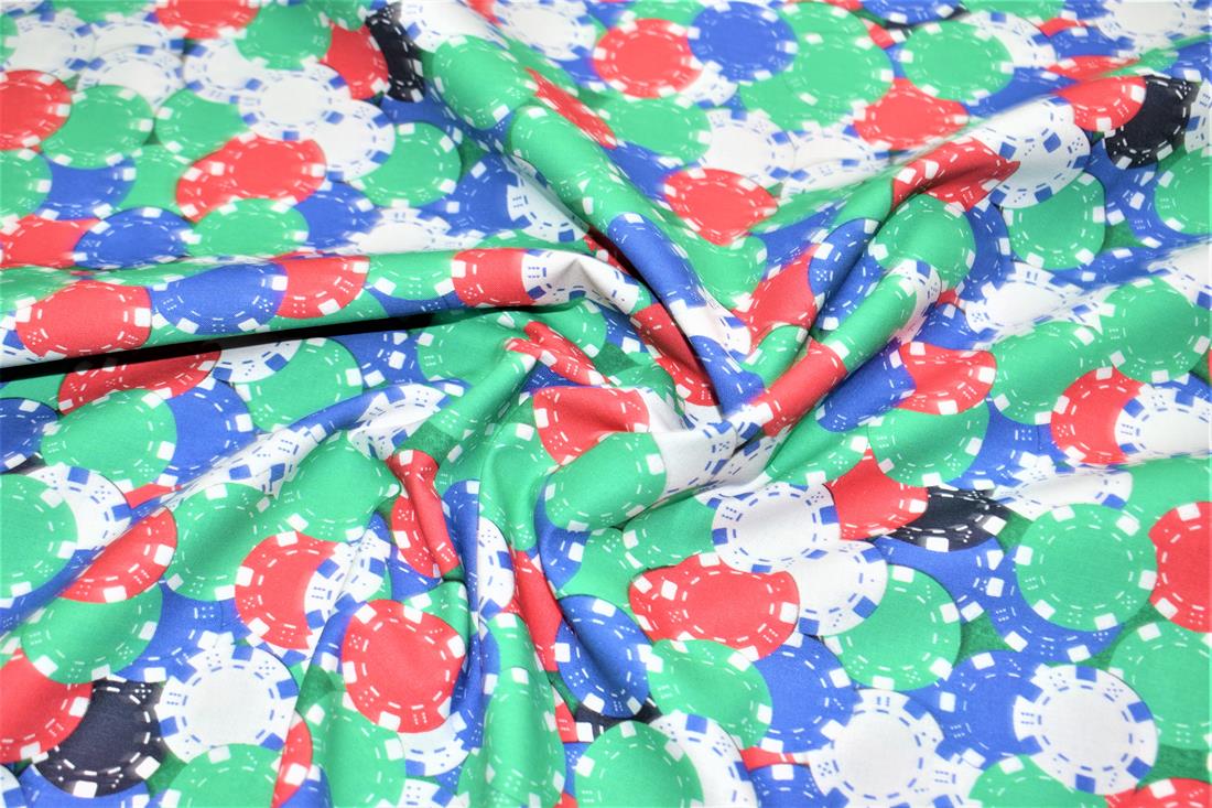 Little Johnny Casino Chips Digital Cotton