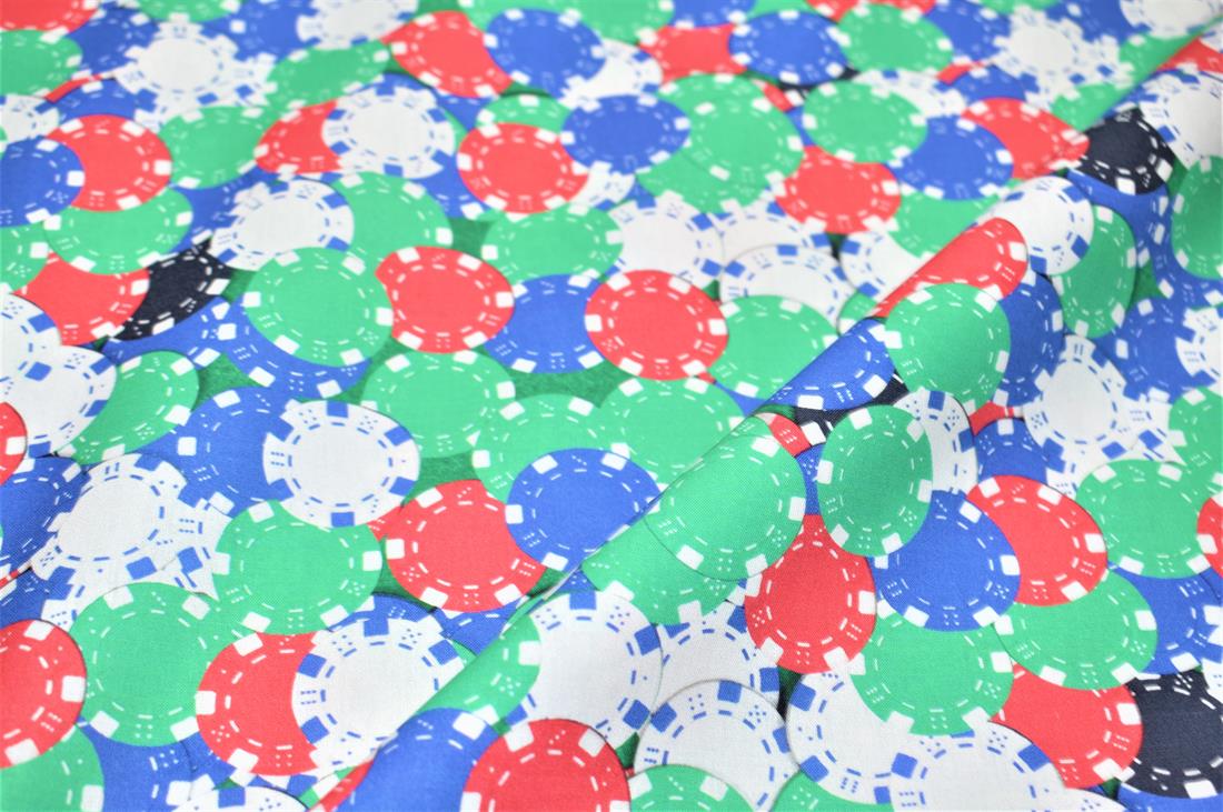 Little Johnny Casino Chips Digital Cotton