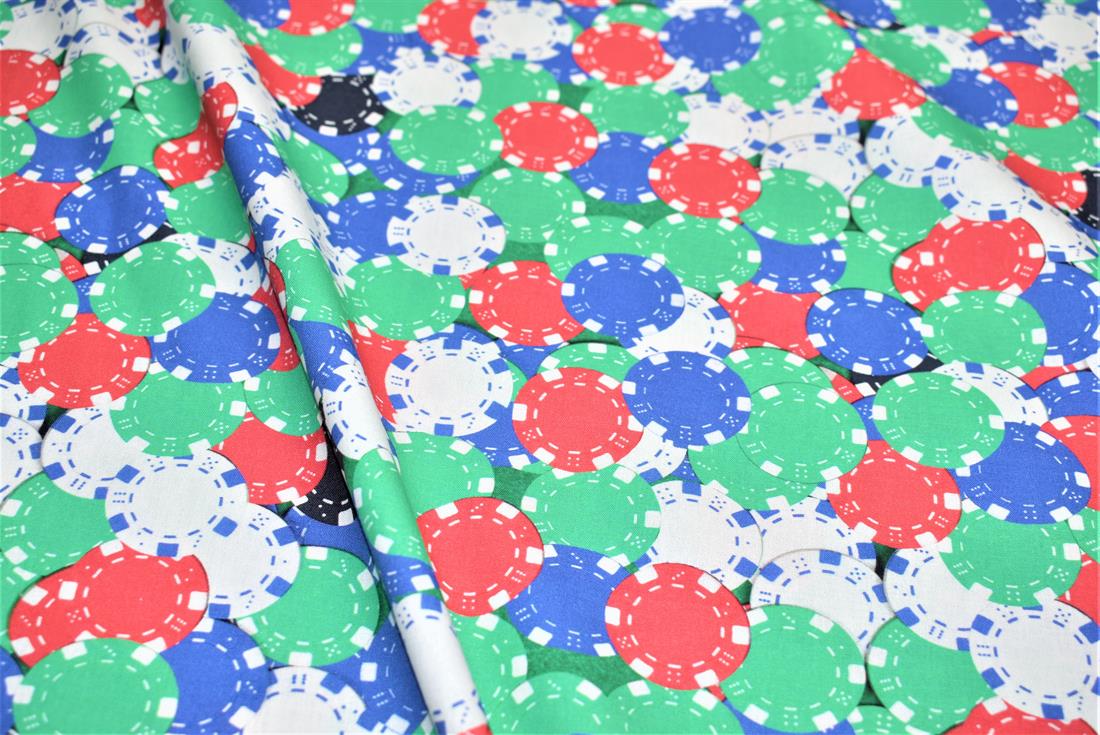 Little Johnny Casino Chips Digital Cotton