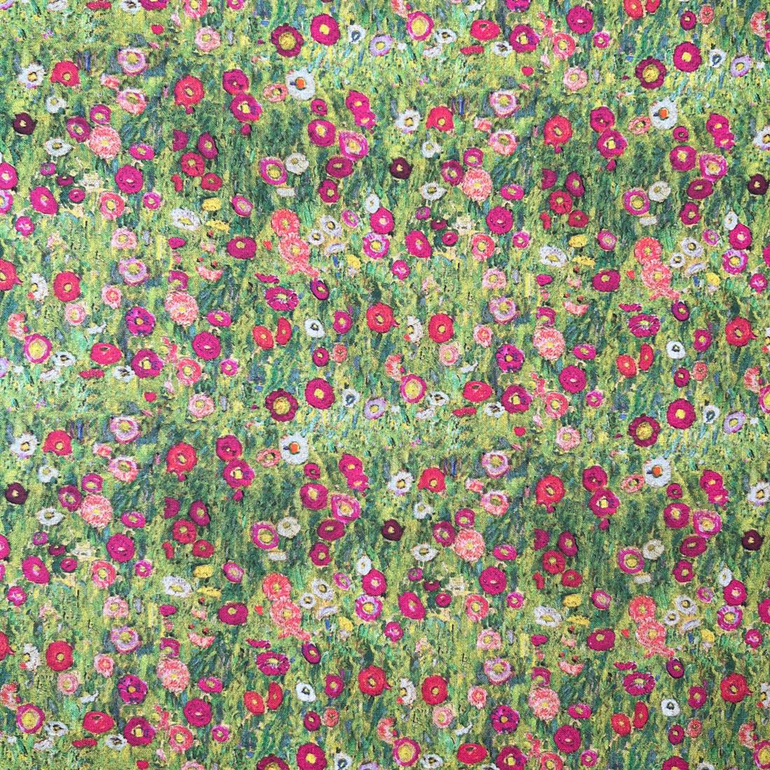 Klimt's Roses --Printed 100% Cotton Fabric