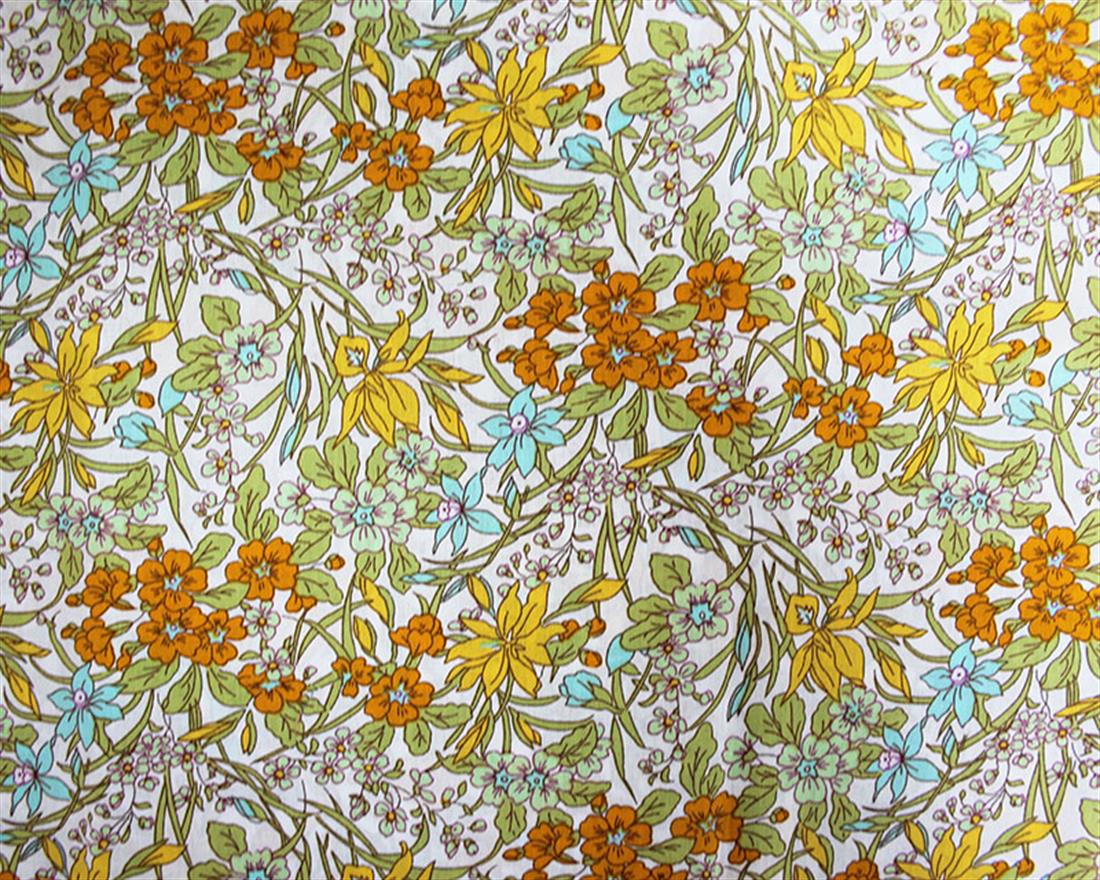Summer Field Floral Cotton Poplin