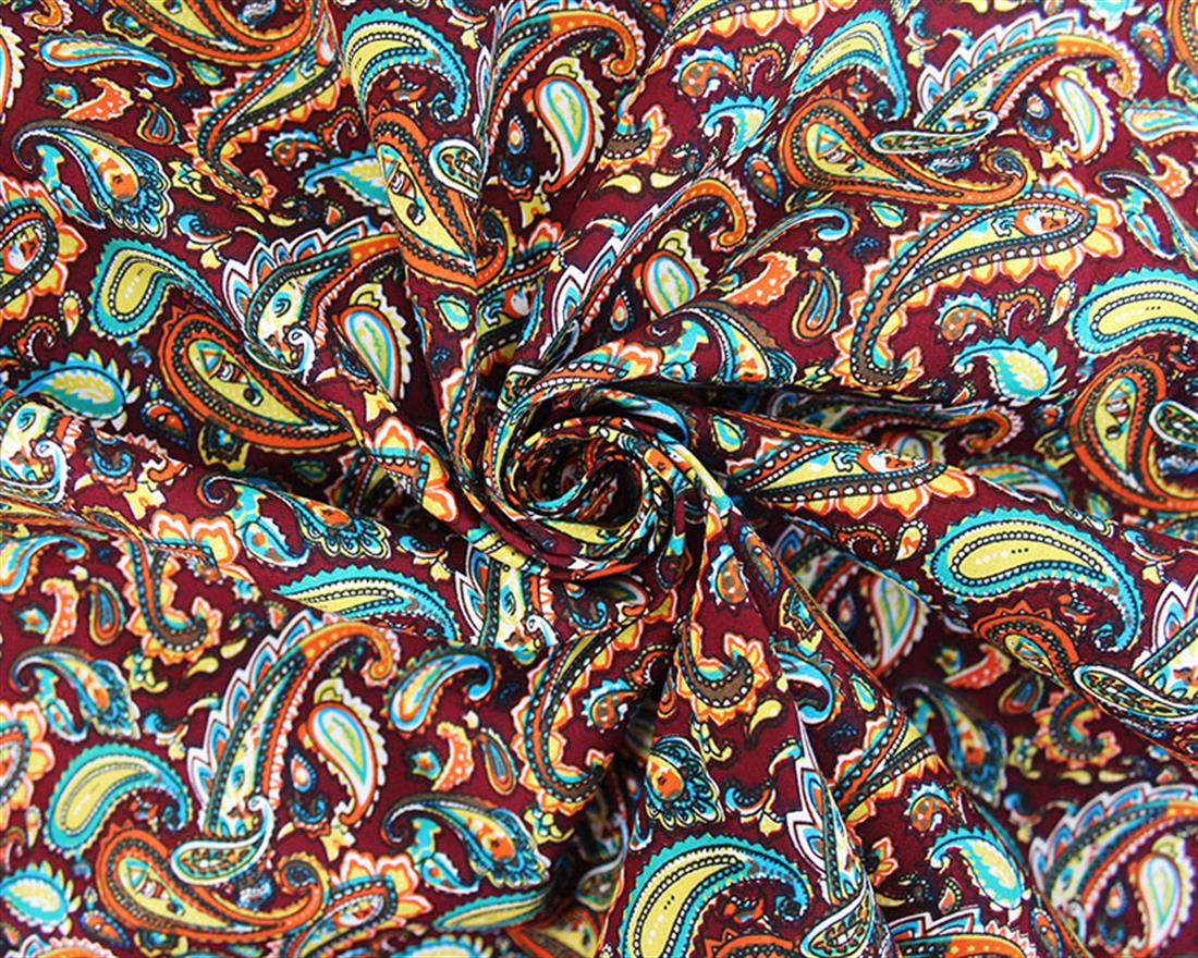 Vintage Paisley Cotton Poplin