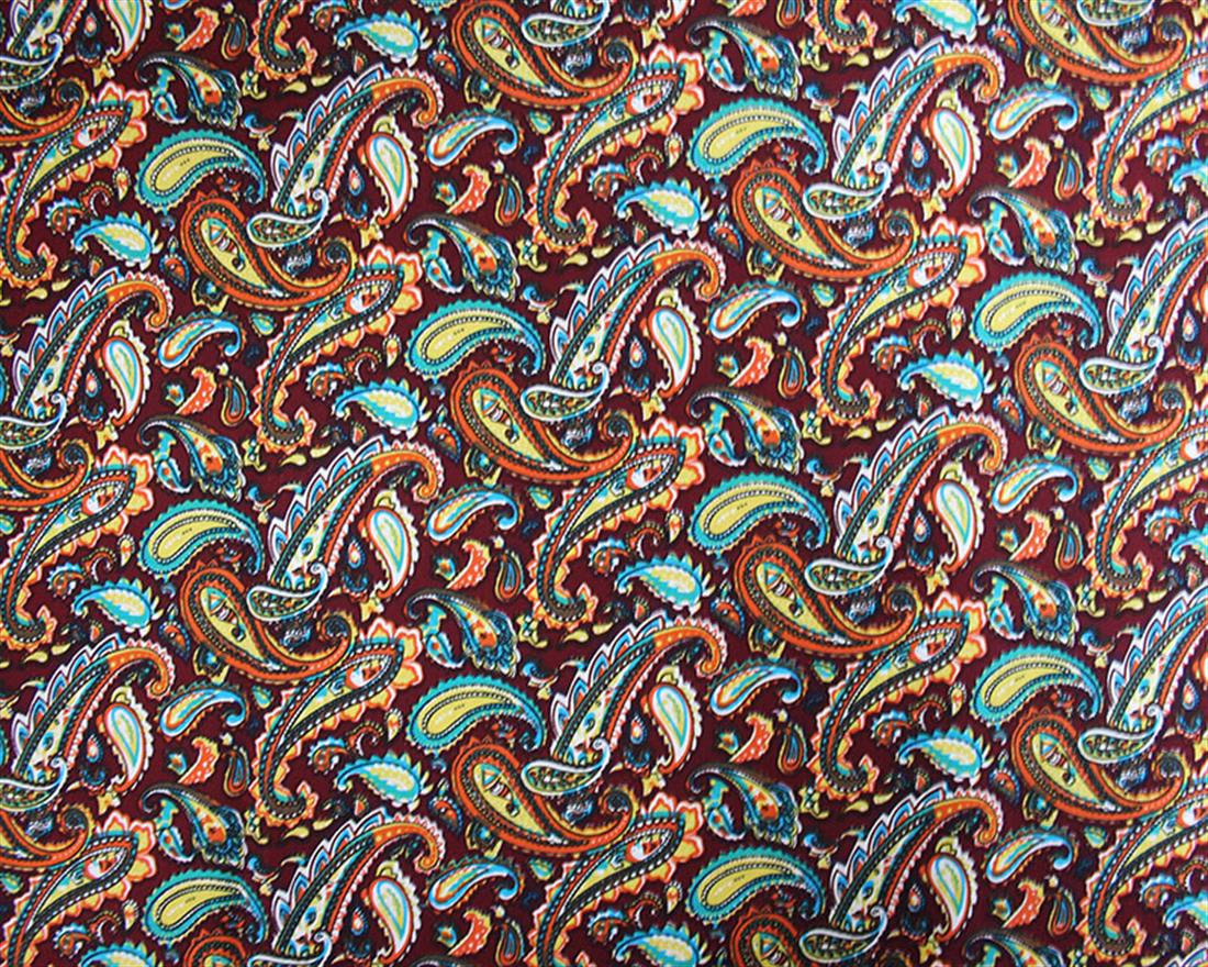Vintage Paisley Cotton Poplin