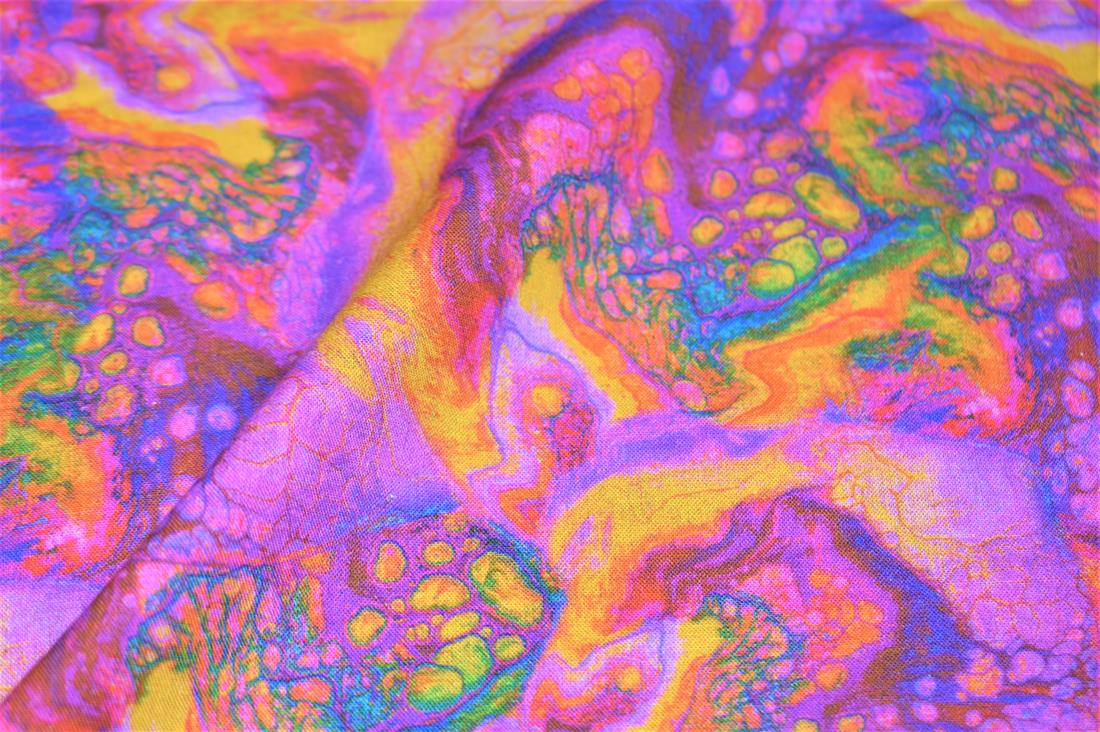 Little Johnny Purple Marble Cotton In the Fabrics