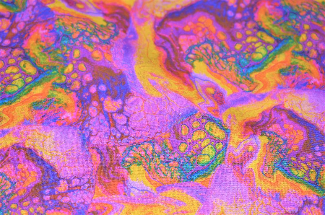 Little Johnny Purple Marble Cotton In the Fabrics