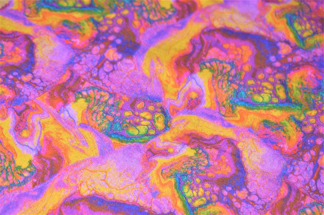 Little Johnny Purple Marble Cotton In the Fabrics