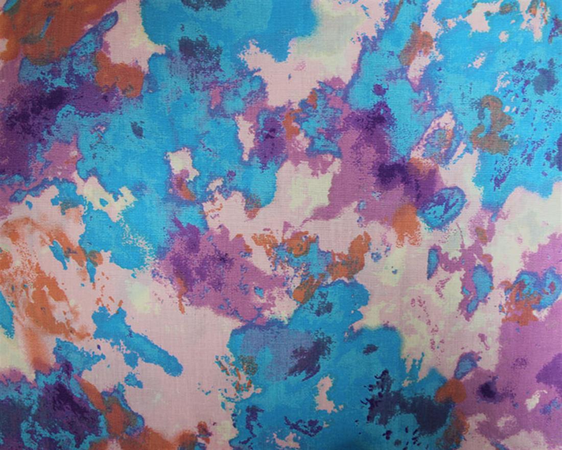 Tie-Dye Inspired Cotton Poplin