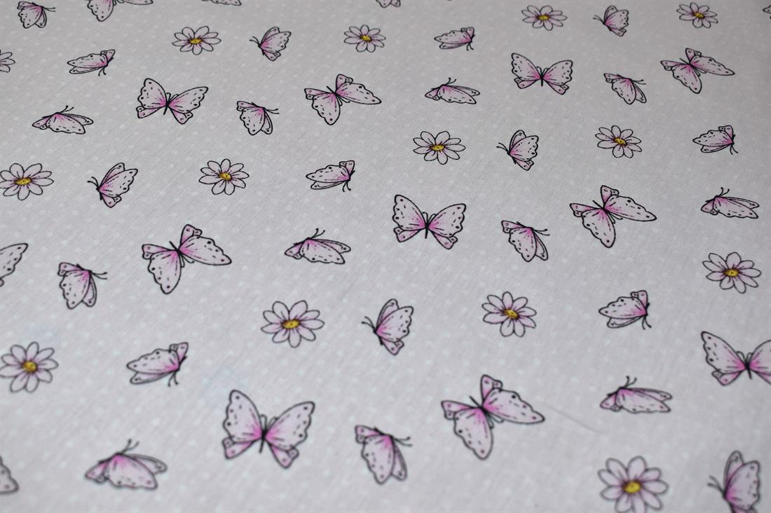 Pinspot Butterfly Cotton Poplin