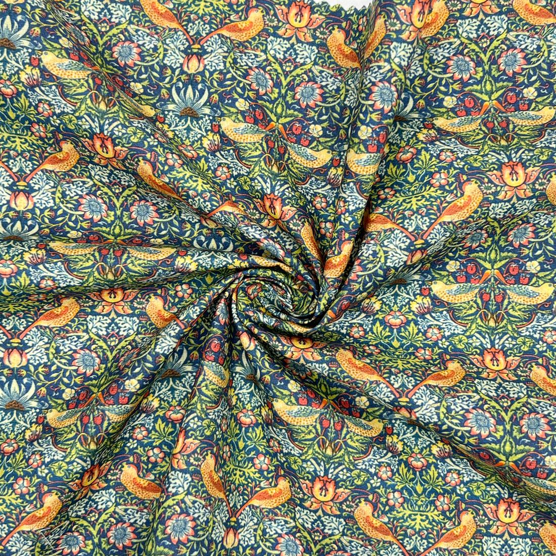 William Morris Strawberry Thief 100% Cotton Fabric