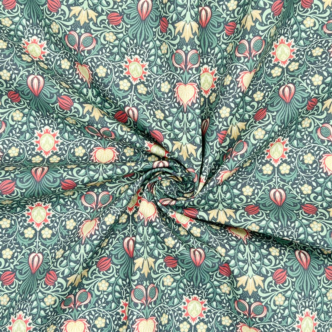 Persian William Morris 100% Cotton Fabric