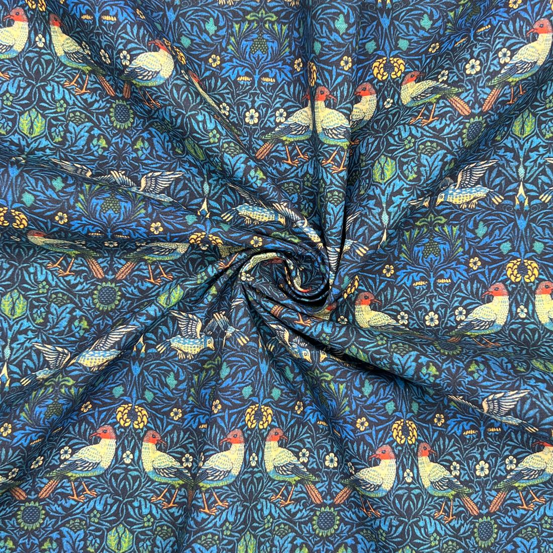 Birds William Morris 100% Cotton Fabric