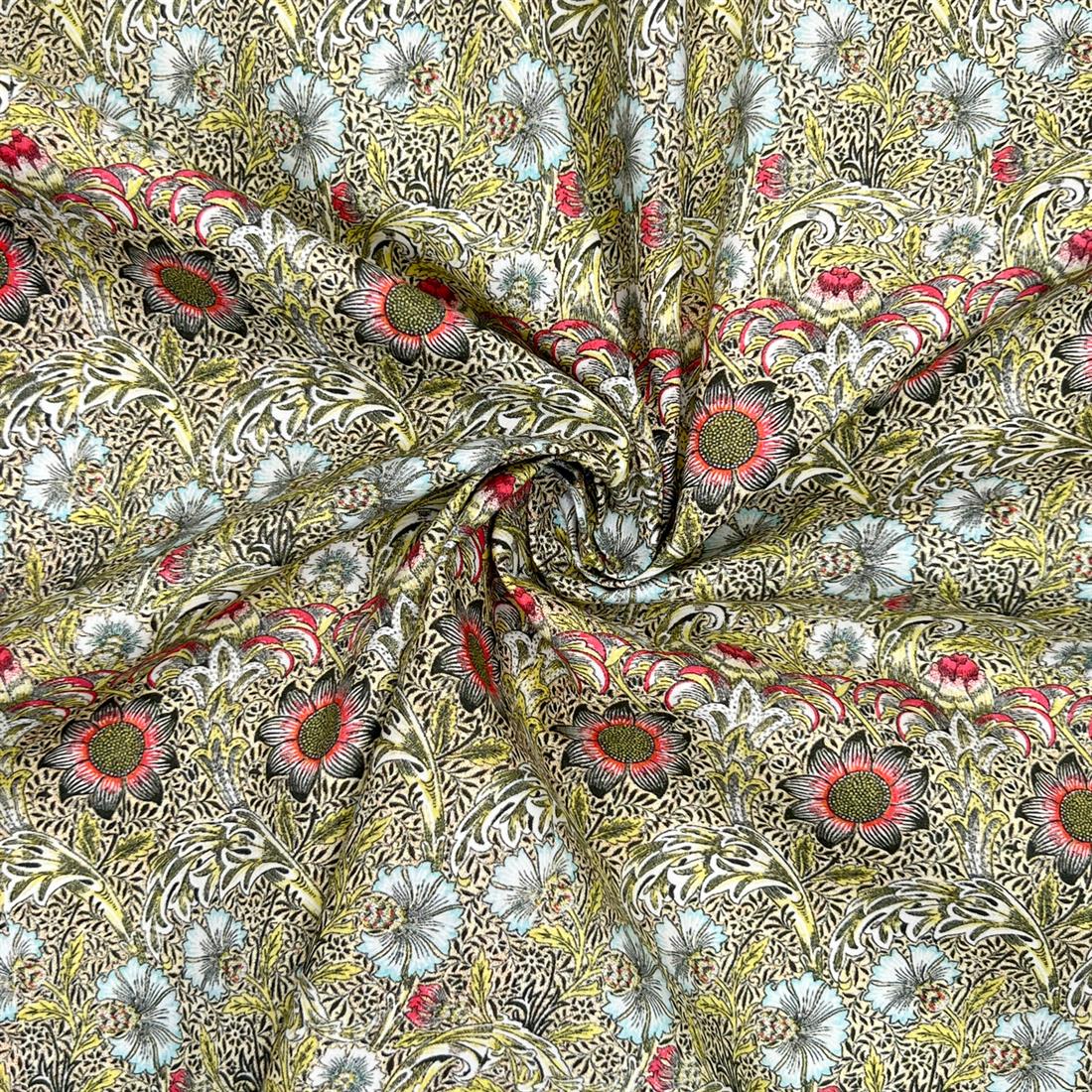 Corncockle William Morris 100% Cotton Fabric