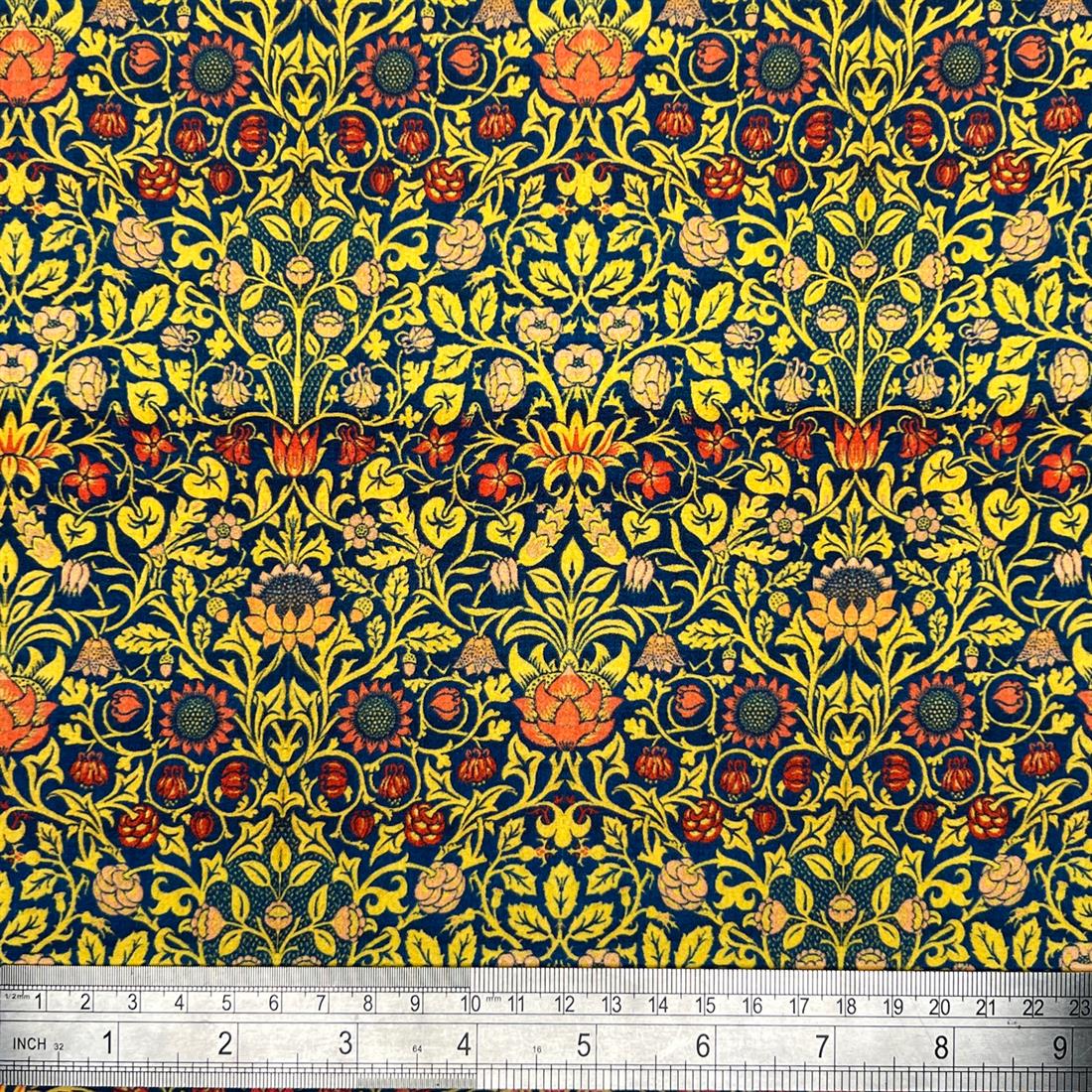 Violet & Columbine Violet and Columbine William Morris Cotton Fabric