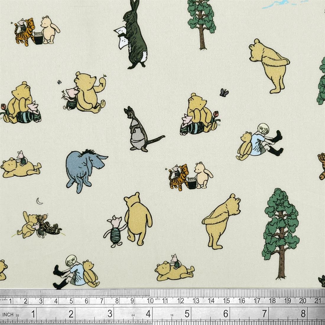 Winnie and Friends William Morris 100% Cotton Fabric