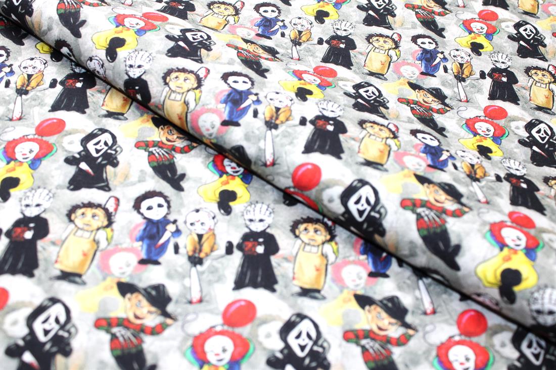 Light Grey It Wasn't Me Printed 100% Cotton Fabric