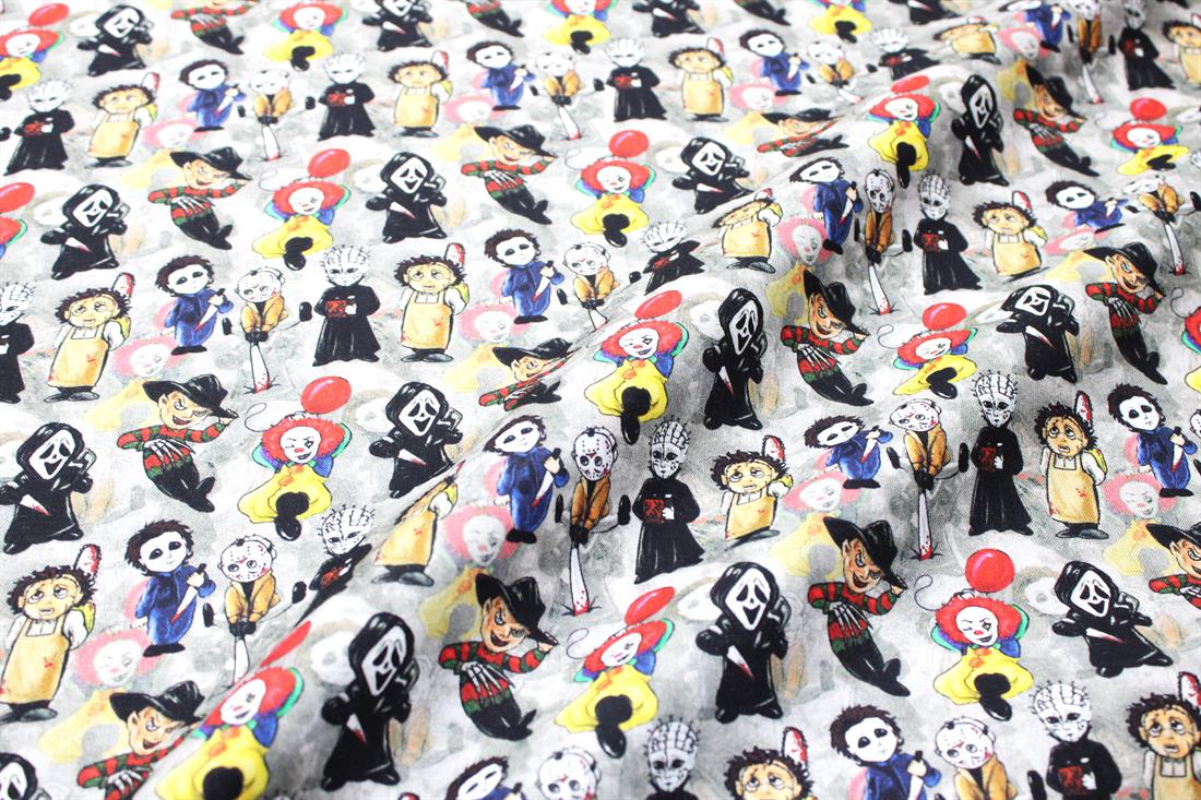 Light Grey It Wasn't Me Printed 100% Cotton Fabric